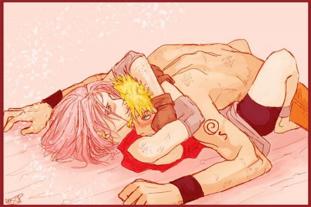 Somebody is horny..., NaruSaku 